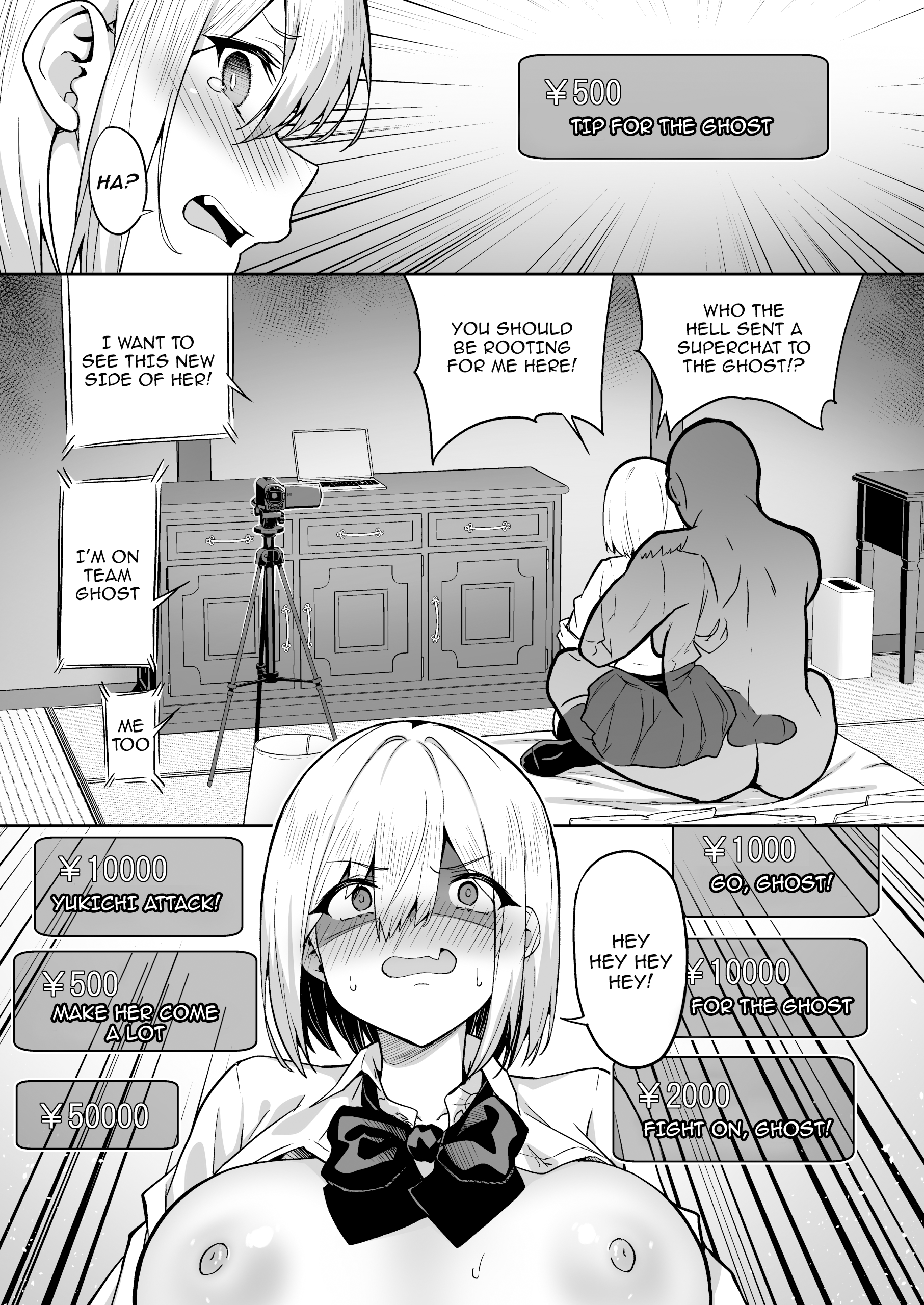 Hentai Manga Comic-A Female Streamer's Raw Paranormal Experience-Read-18